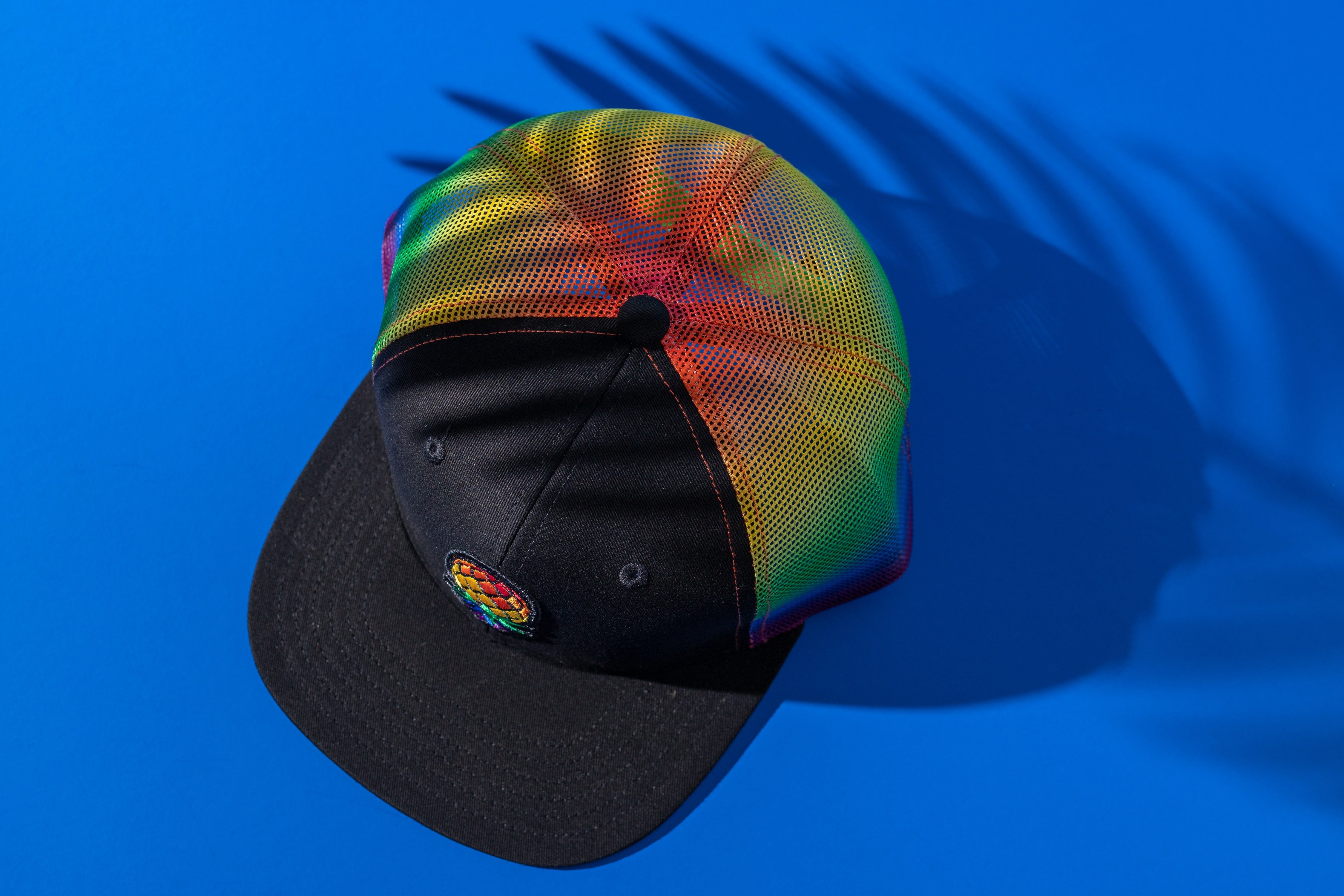 Trendy Pineapple Rainbow Mesh Upsd Flat