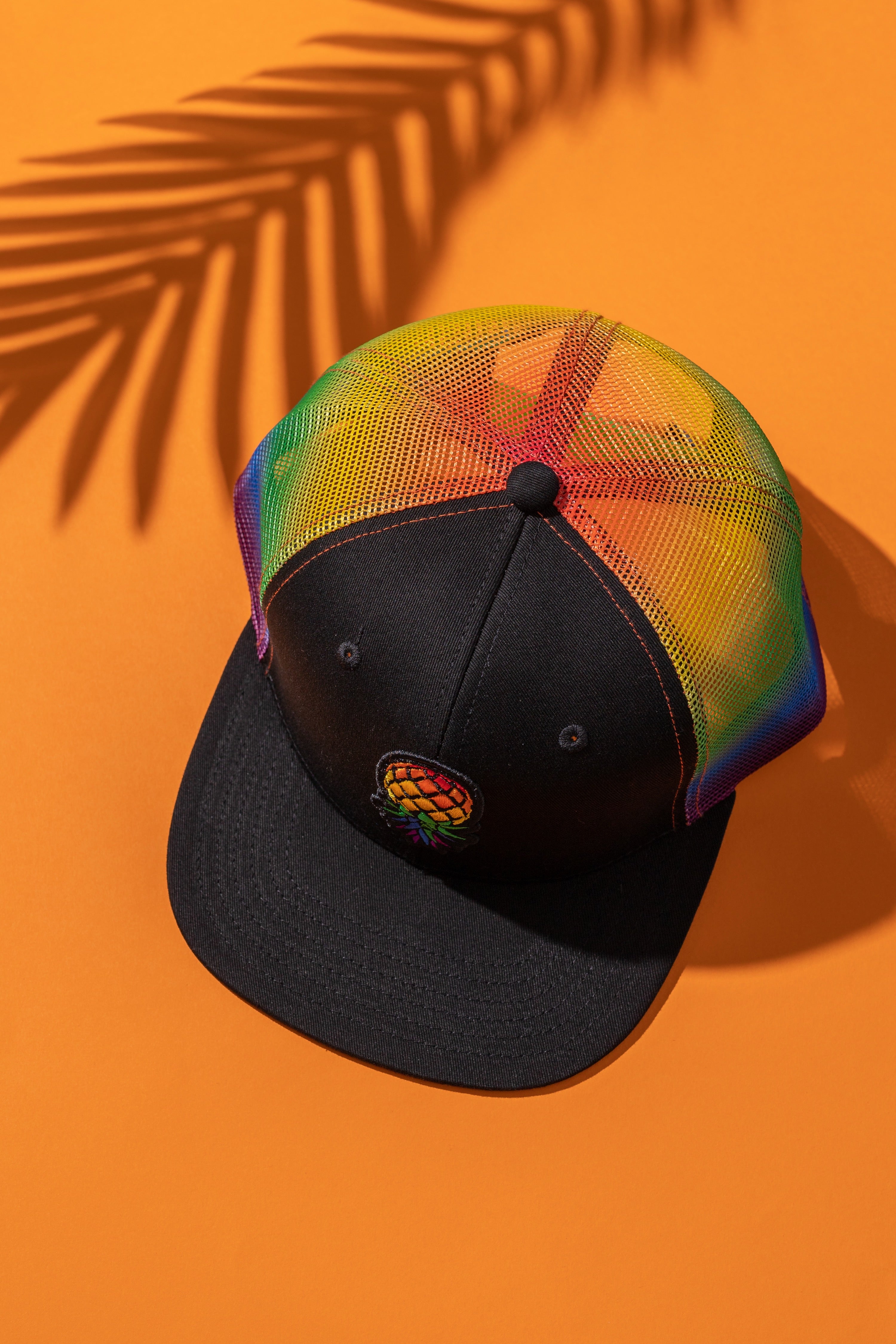 Trendy Pineapple Rainbow Mesh Upsd Flat